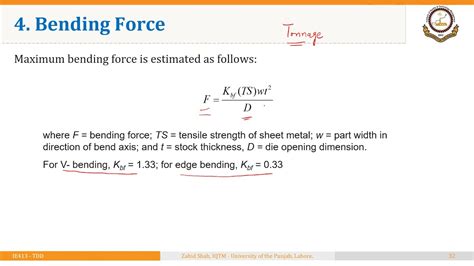 sheet metal bending force calculation|sheet metal calculation formula.